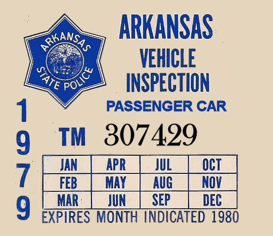 (image for) 1979 Arkansas Inspection Sticker